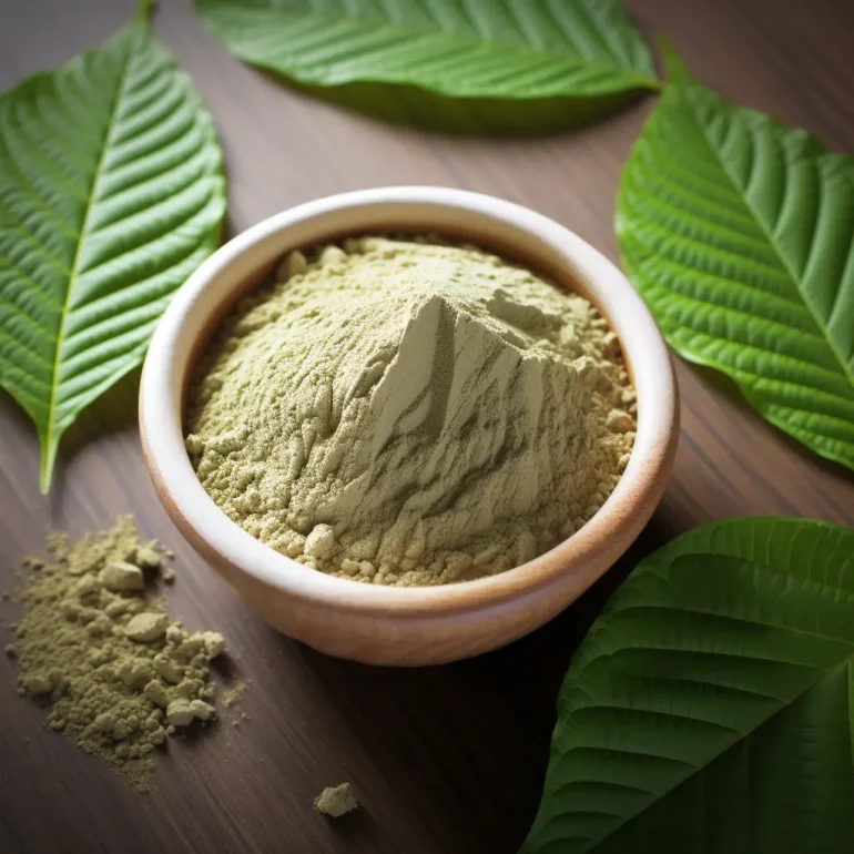 In contrast with standard painkillers, how does kratom stand?